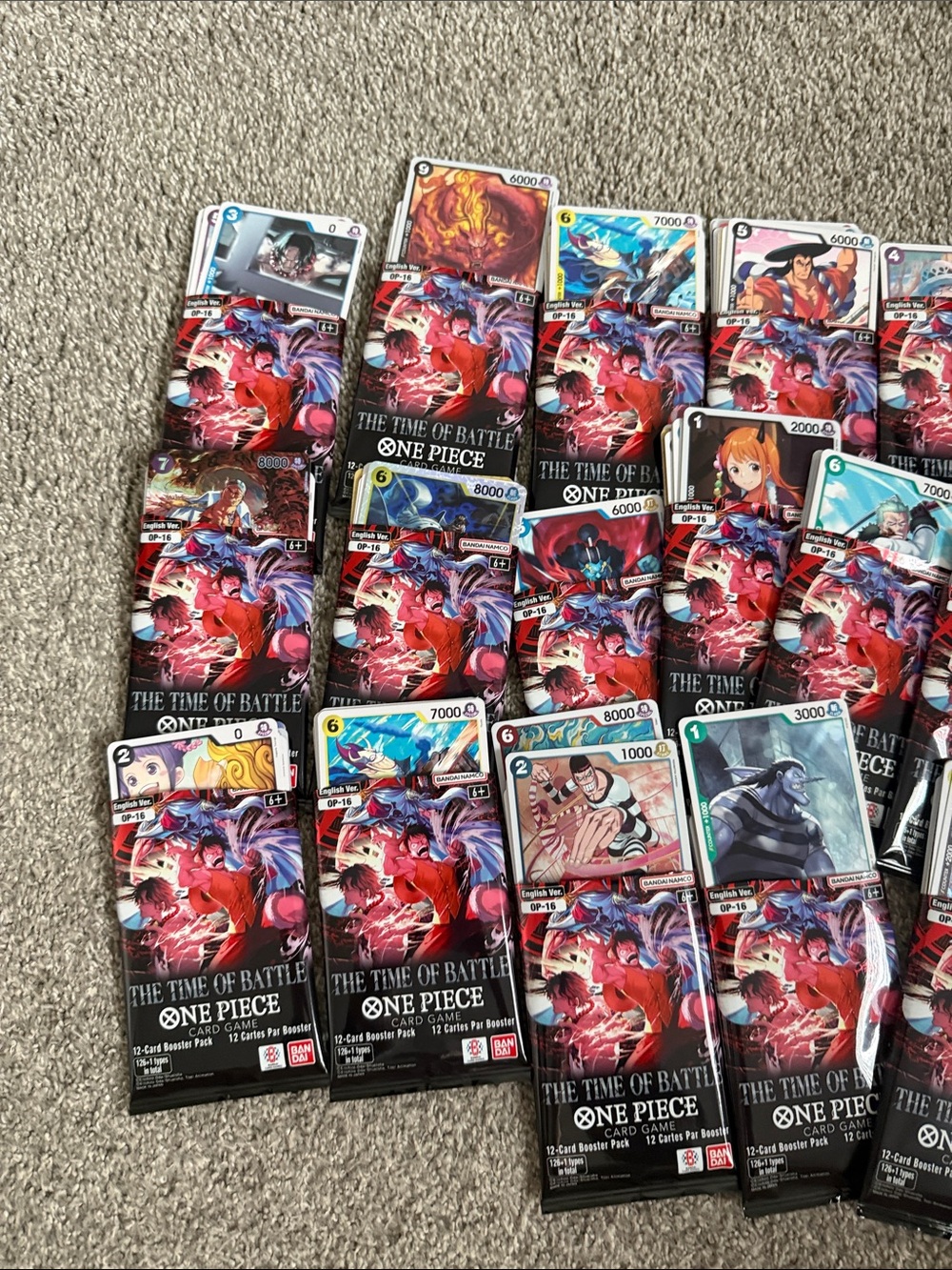 One Piece "The Time of Battle" Card Game Booster Box - 288 cards - Picture 8 of 9